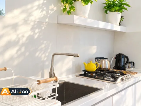 ویلا دوبلکس استخردار با بام دلباز در رامسر — عکس ۲۴